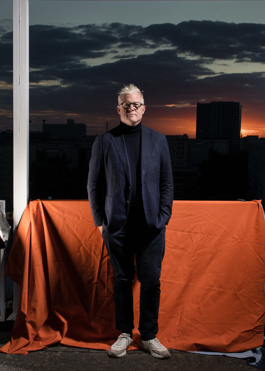 Portrait of Marc Wellmann, photographed by Oliver Mark in 2024